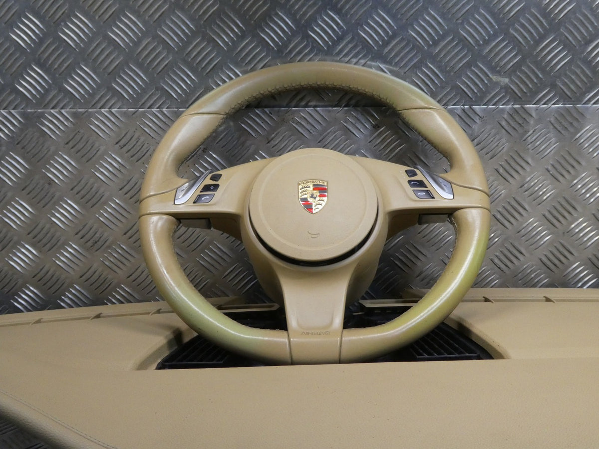 Porsche Panamera 970 Facelift Armaturenbrett Lederlenkrad Luxorbeige ORIGINAL gebraucht - 97055210107 – Produktansicht 11