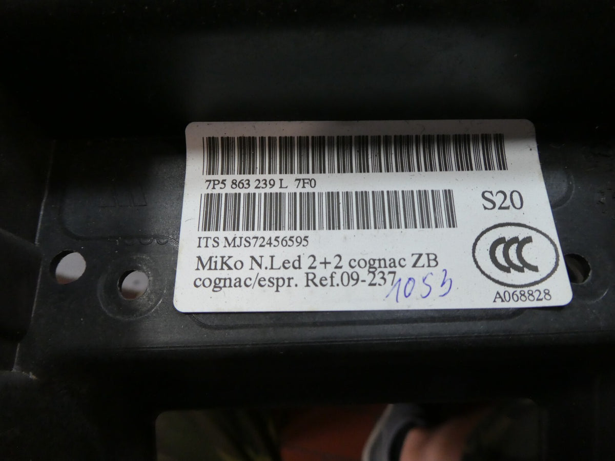 Porsche Cayenne 92A in mittekonzol hinten 7P5863239L ORIGINAL gebraucht - Befestigungsrahmen – Produktansicht 3