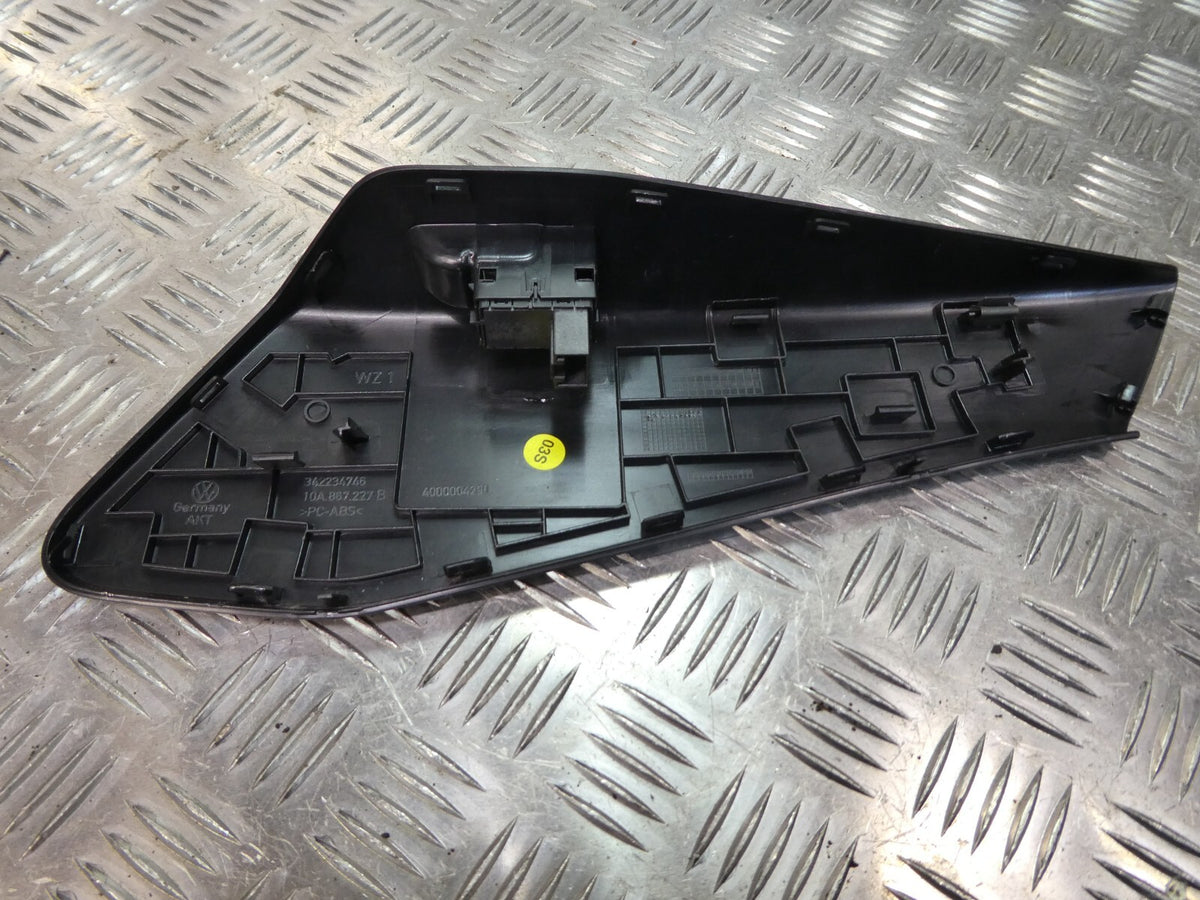 VW ID3 Pro Türverkleidung Zierleiste Fensterheberschalter 10A867227B ORIGINAL gebraucht - Volkswagen – Produktansicht 6