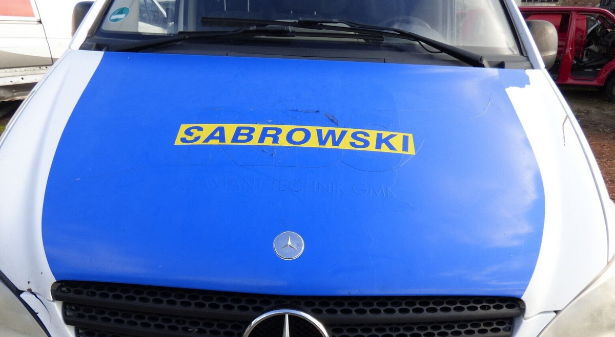 Vito W639 Motorhaube _ ohne Rost _ Weiß ORIGINAL gebraucht - Mercedes – Produktansicht 2