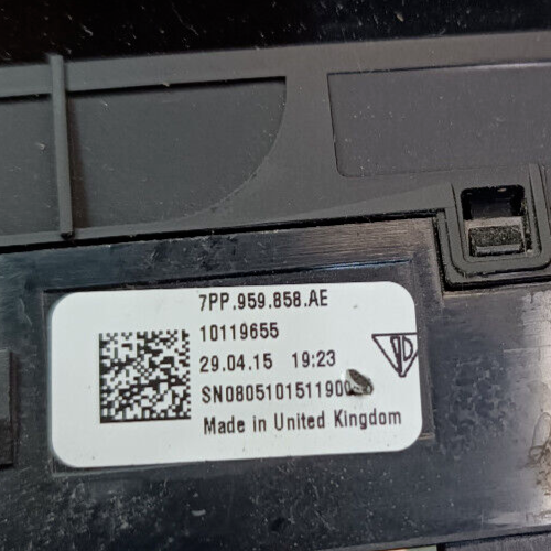 Porsche Cayenne S 92A Fensterheberschalter Vorne Links 7PP959858AE ORIGINAL gebraucht - Schalter – Produktansicht 3