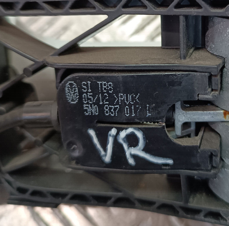 Porsche Cayenne S 92A Vorne Rechts Türgriff Türöffner 5N0839885H ORIGINAL gebraucht - 5N0837017D – Produktansicht 3