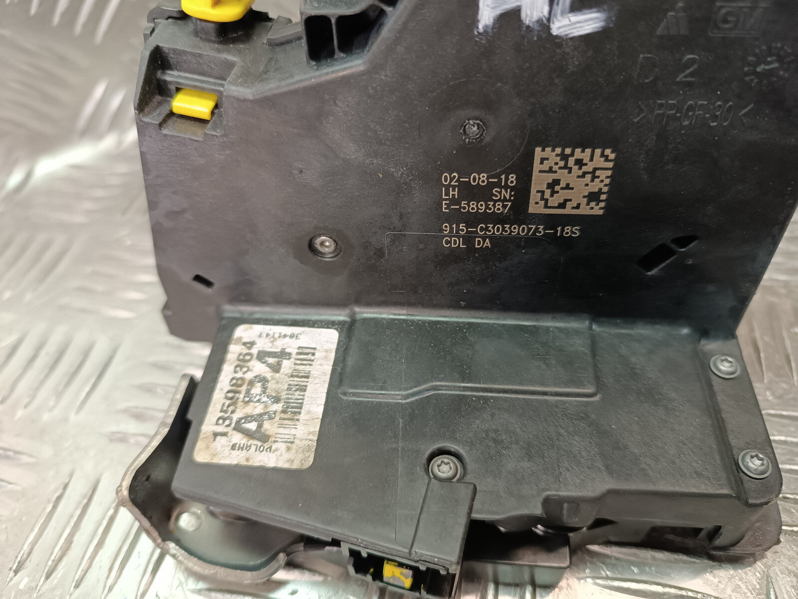 OPEL ASTRA K 1.4 2019 Türschloss Schloss Hinten Links ORIGINAL gebraucht - 13598364 – Produktansicht 3