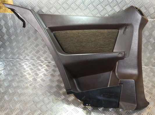C126 W126 Coupe SEC Coupé Seitenverkleidung hinten Links innen braun ORIGINAL gebraucht - Mercedes – Produktansicht 1