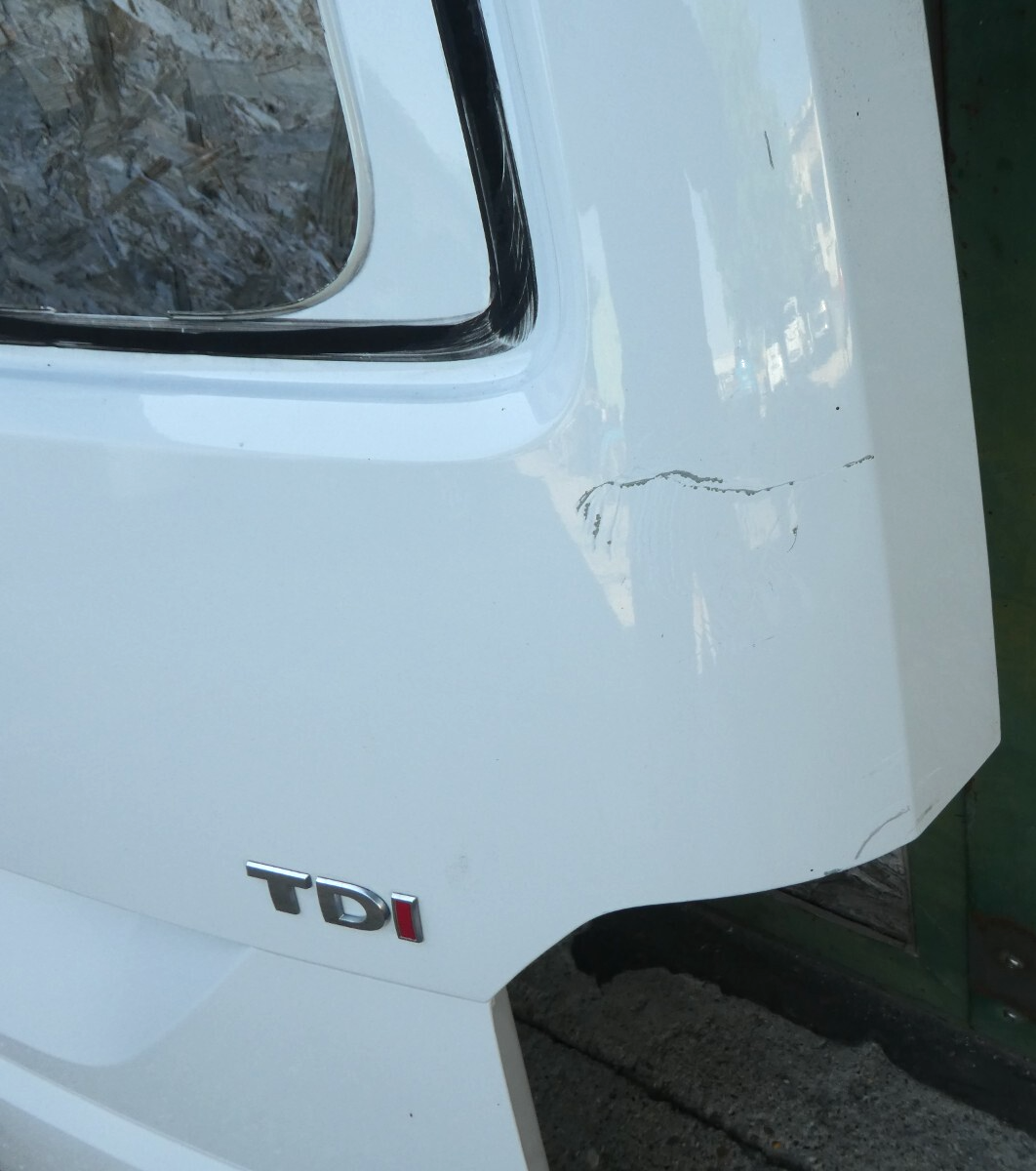 VW T6 2019 Heckklappe Koferramudeckel weiß ORIGINAL gebraucht - Transporter – Produktansicht 6