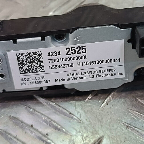OPEL ASTRA K 1.4 Turbo Radio Schalter Audio Kontrolle GM 506000957 ORIGINAL gebraucht - 42342525 – Produktansicht 3