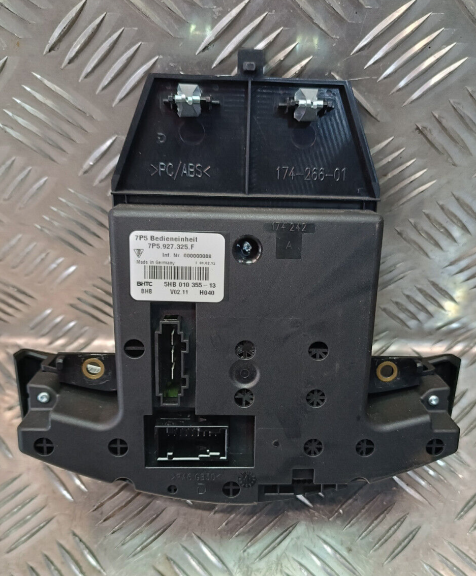 Porsche Cayenne S 92A Bedientklimaeinheit Mittel 7P5927325F 5HB010355 gebraucht - Original – Produktansicht 1