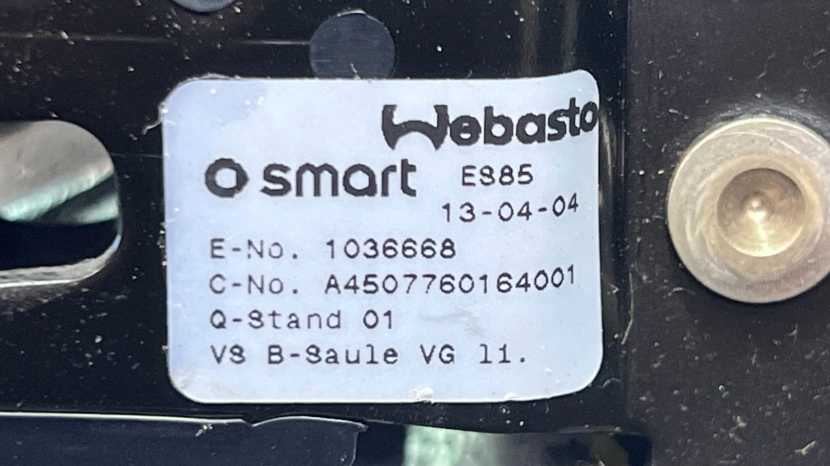 Smart ForTwo 451 Cabrio Verriegelung Verschluss Holm Dachholm links ORIGINAL gebraucht - A4507760164 – Produktansicht 5