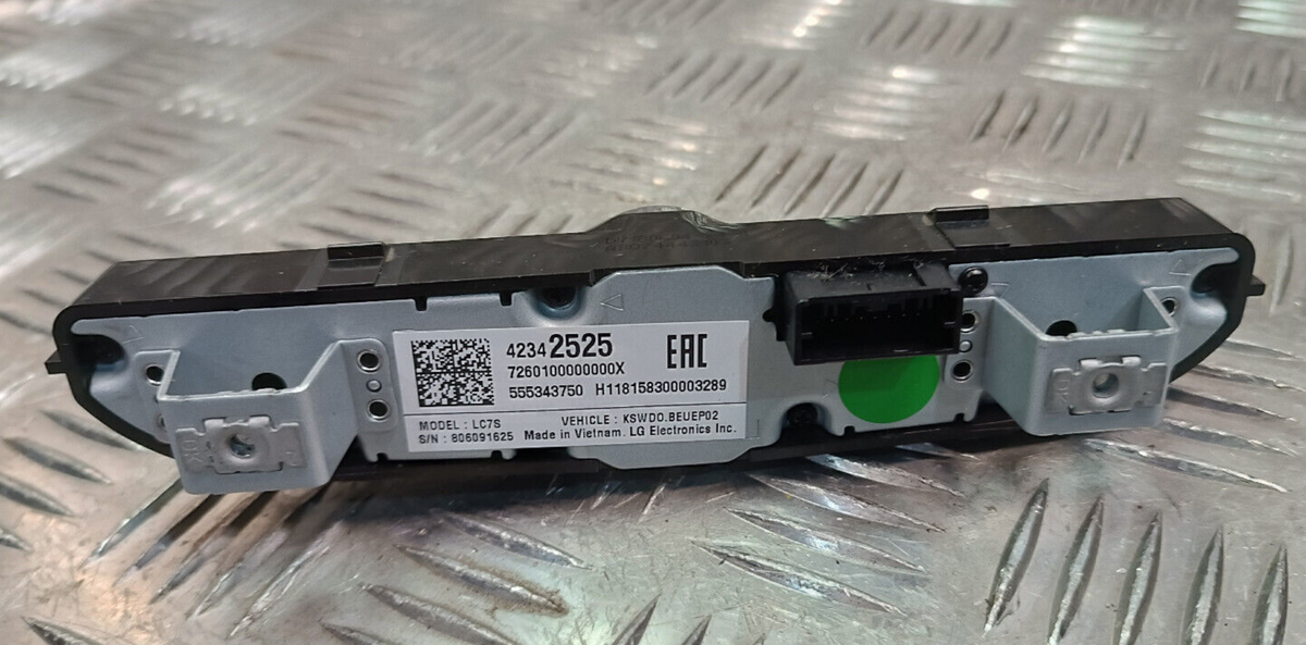OPEL ASTRA K Kombi Radio Schalter Audio Kontrolle GM 555343750 ORIGINAL gebraucht - 42342525 – Produktansicht 2