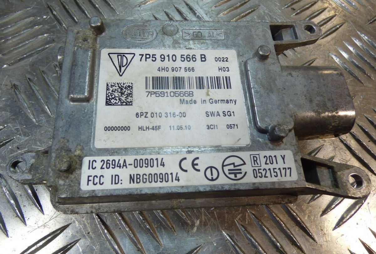 Porsche Cayenne 92A Steuergerät Spurwechselassistent 7P5910566B ORIGINAL gebraucht - Radarsensor – Produktansicht 2