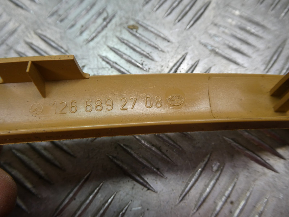 Mercedes-Benz W126 C126 SEC Abdeckung, Zierleisten beige ORIGINAL gebraucht - 1266892708 – Produktansicht 6