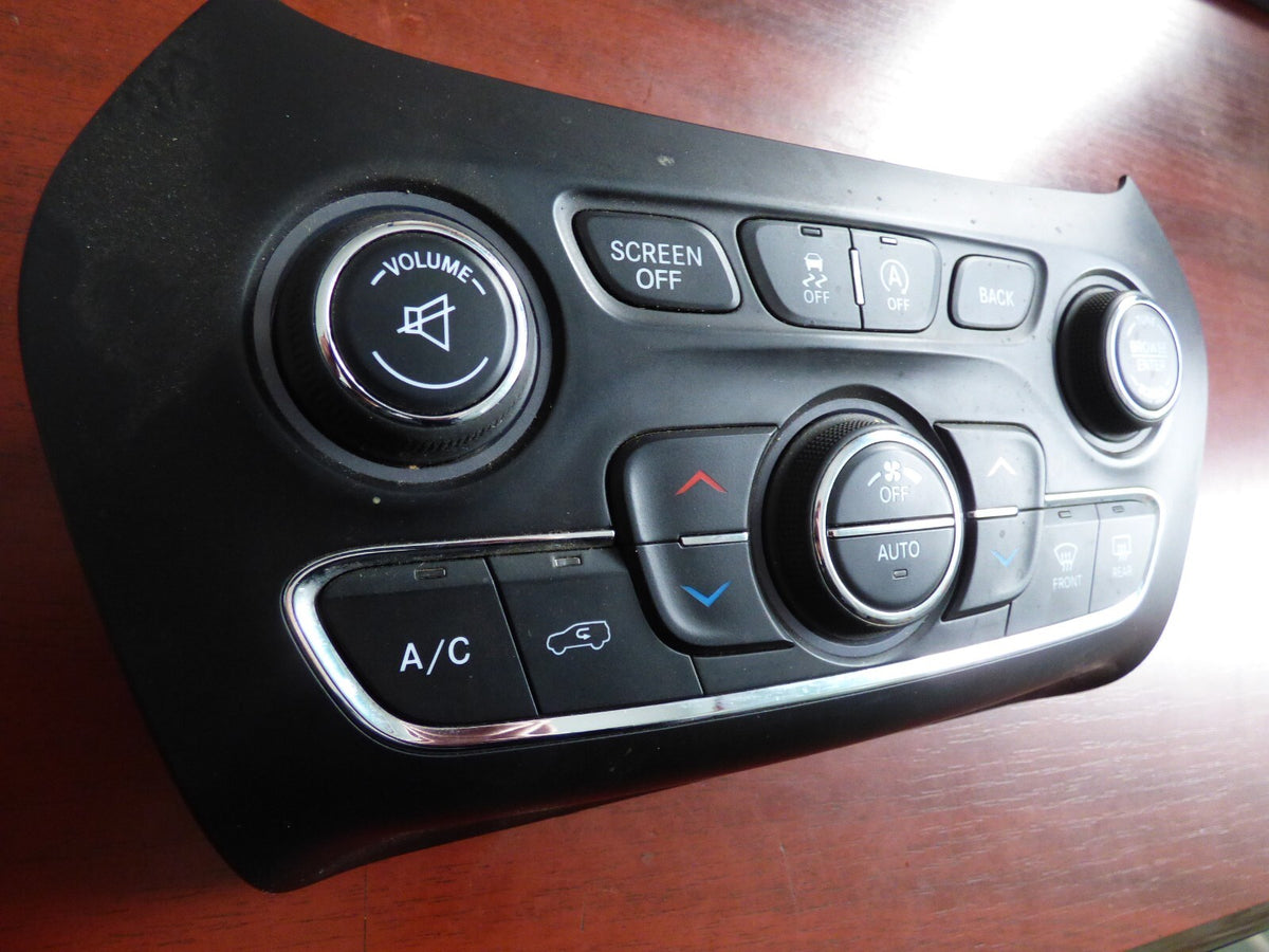 Jeep Cherokee KL 2.0 CRD Klimabedienteil Klima Bedienteil Climatronic ORIGINAL gebraucht - 68249515AA – Produktansicht 3