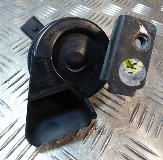 Porsche Cayenne 92A Hupe Fanfare Hochton 7P6951223A ORIGINAL gebraucht - Signalhorn – Produktansicht 1