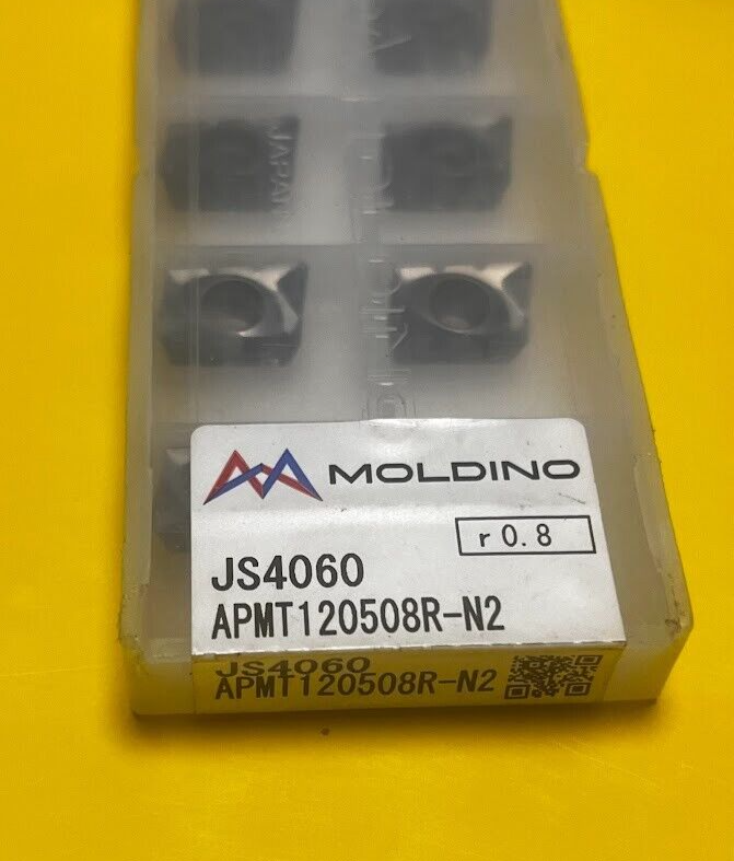 10 MOLDINO zum Fräsen 120508R-N2 JS4060 r 0.8 Neu 065025 1C486XZB ORIGINAL gebraucht - Wendeplatten – Produktansicht 3
