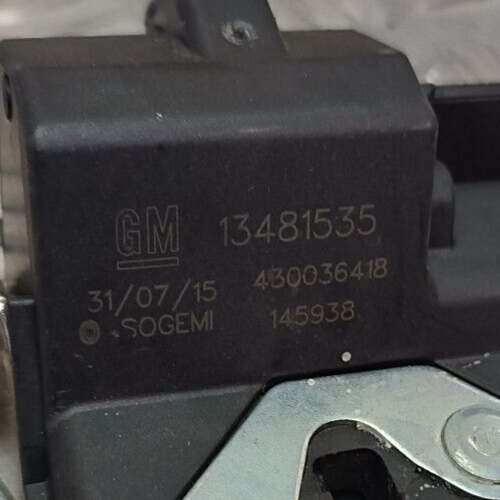OPEL ASTRA K 1.4 Turbo Schloss Heckklappe Heckklappenschloss GM ORIGINAL gebraucht - 13481535 – Produktansicht 2