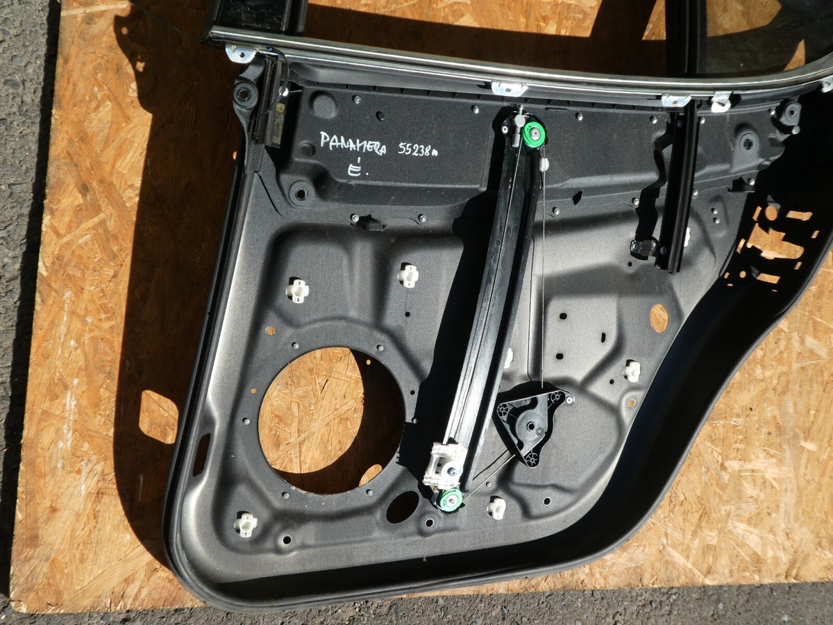 Porsche 970 Türrahmen Fensterheber hinten links mit Sonnenschutzrollo ORIGINAL gebraucht - Panamera – Produktansicht 4