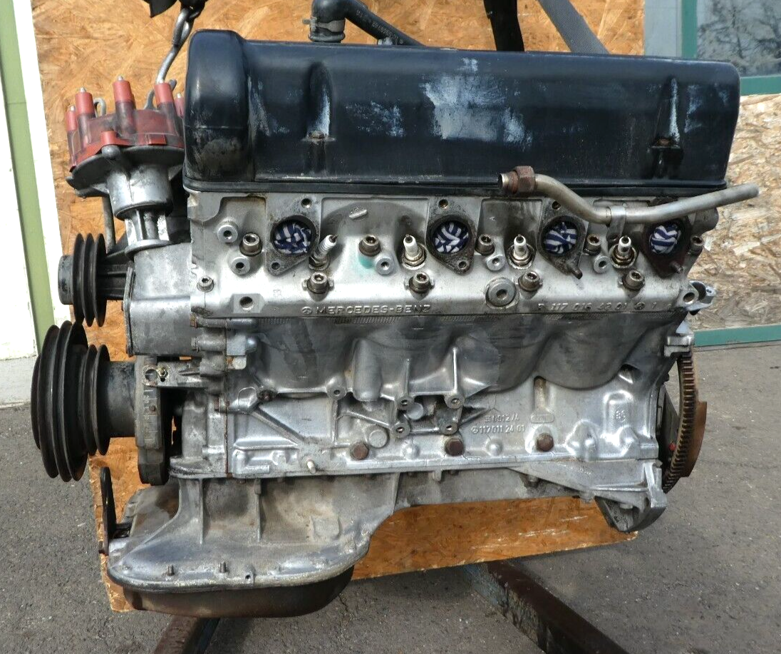 Mercedes-Benz C126 W126 SEC 500 V8 Motor ohne Anbauteile M117 117965 223-265 PS – Produktansicht 4