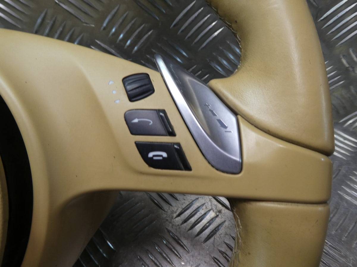 Porsche Panamera 970 Facelift Lederlenkrad Luxorbeige 7PP419091CJ + ORIGINAL gebraucht - 97080308904 – Produktansicht 6