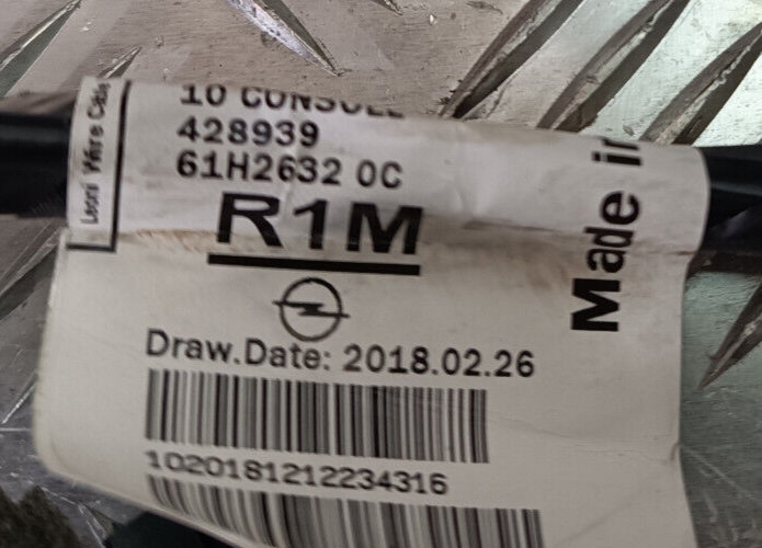 OPEL ASTRA K 1.4 Turbo 2019 Kabelbaum ORIGINAL gebraucht - R1M ORIGINAL gebraucht - 39193392 – Produktansicht 3