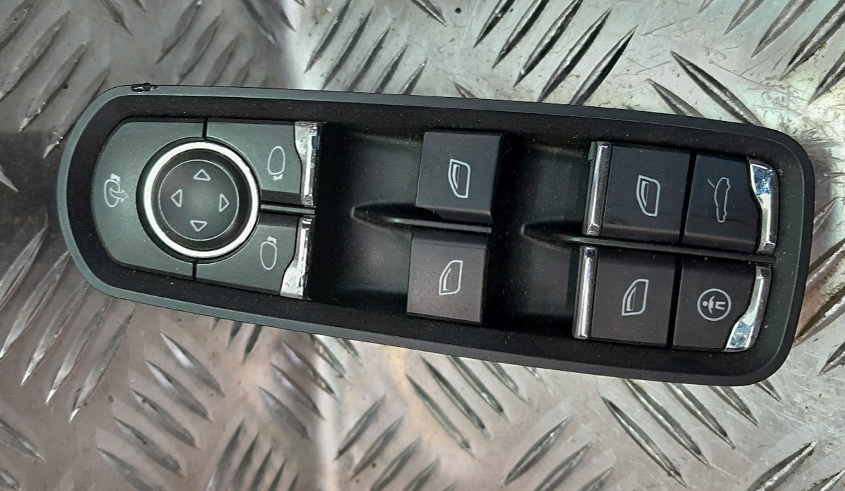 Porsche 970 Fensterheber Schalter Vorne Links 7PP959858K ORIGINAL gebraucht - Panamera – Produktansicht 1