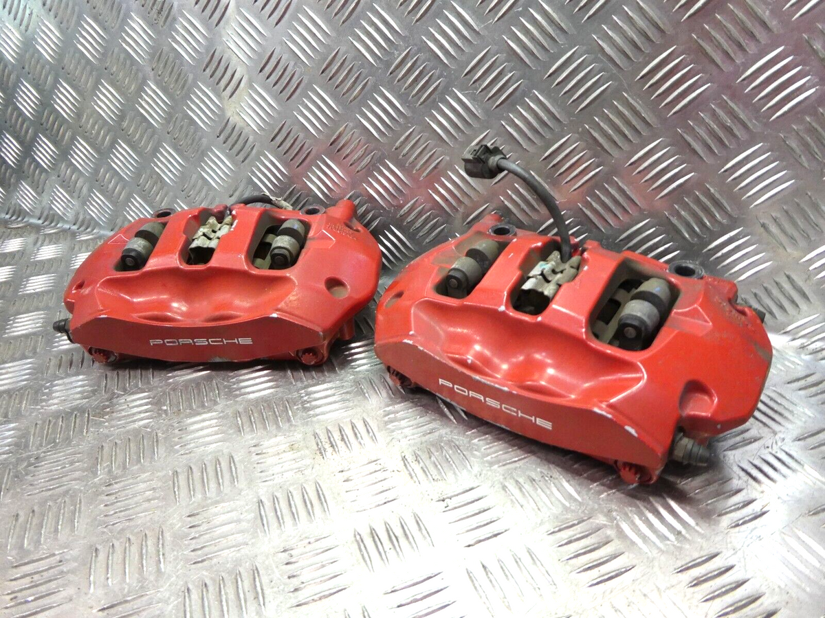 Porsche Cayenne 92A Hinten R + L BREMBO 7P0615424 + 7P0615424 ORIGINAL gebraucht - Bremssattel – Produktansicht 4