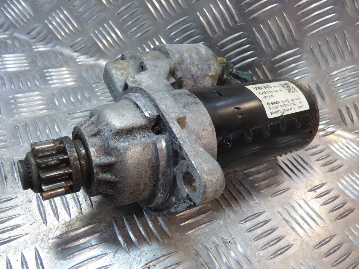 VW T6 T5 2.0 TDI CXG Anlasser Starter BOSCH 02M911021A ORIGINAL gebraucht - Transporter – Produktansicht 1