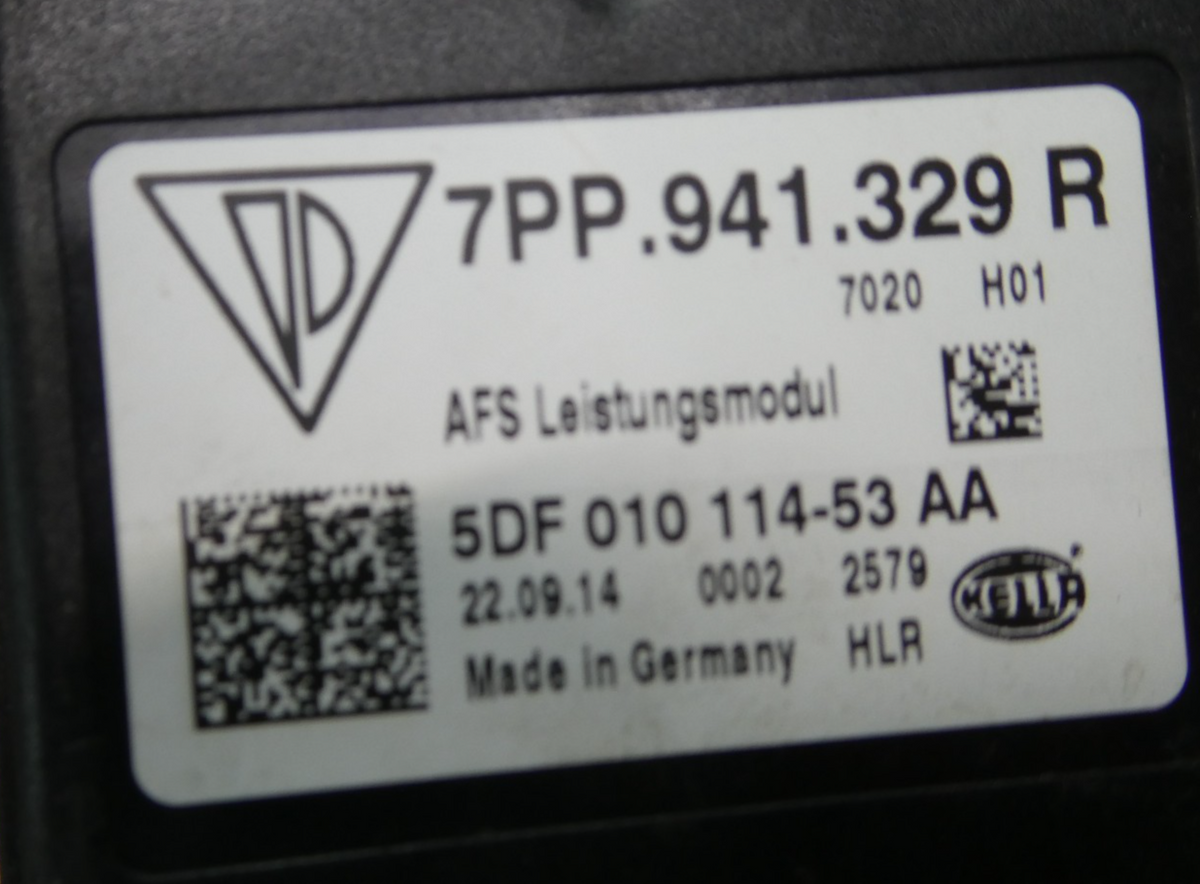 Porsche 970 Steuergerät Xenon AFS Leistungsmodul _ 7PP941329R ORIGINAL gebraucht - Panamera – Produktansicht 3