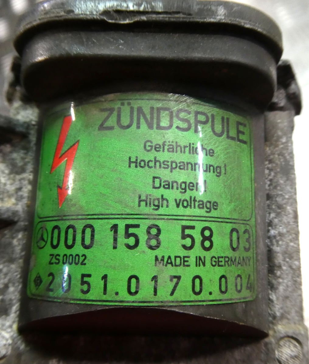 Mercedes-Benz W126 C126 Zündspule Zündmodul ORIGINAL gebraucht - 0001585803 – Produktansicht 3