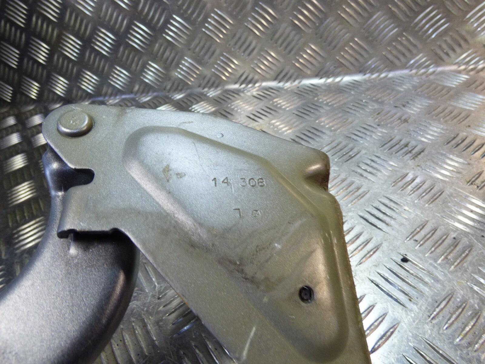 Jeep KL 2015 Motorhaube Scharnier R + L silber ORIGINAL gebraucht - Cherokee – Produktansicht 8