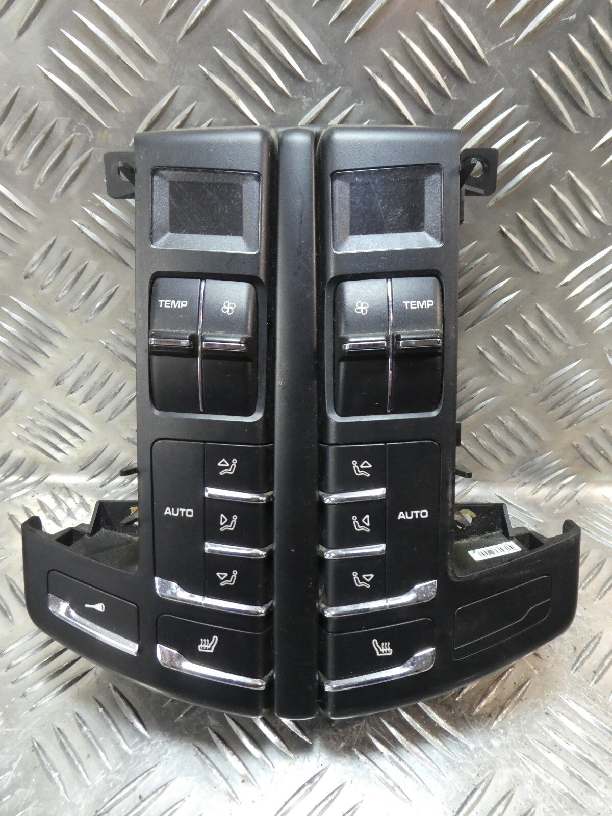Porsche Cayenne 92A Bedieneinheit hinten Fond 7P5907049G ORIGINAL gebraucht - Klimabedienteil – Produktansicht 1