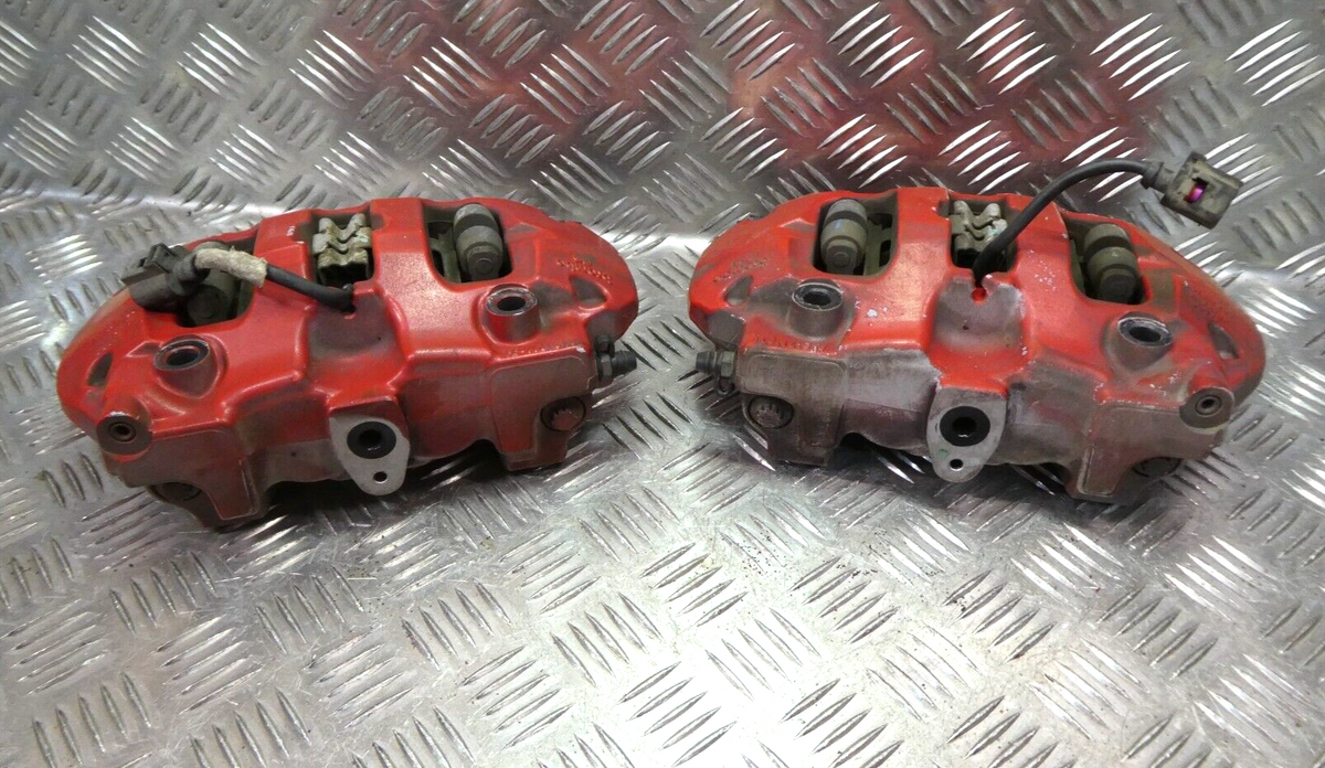 Porsche Cayenne 92A Hinten R + L BREMBO 7P0615424 + 7P0615424 ORIGINAL gebraucht - Bremssattel – Produktansicht 7