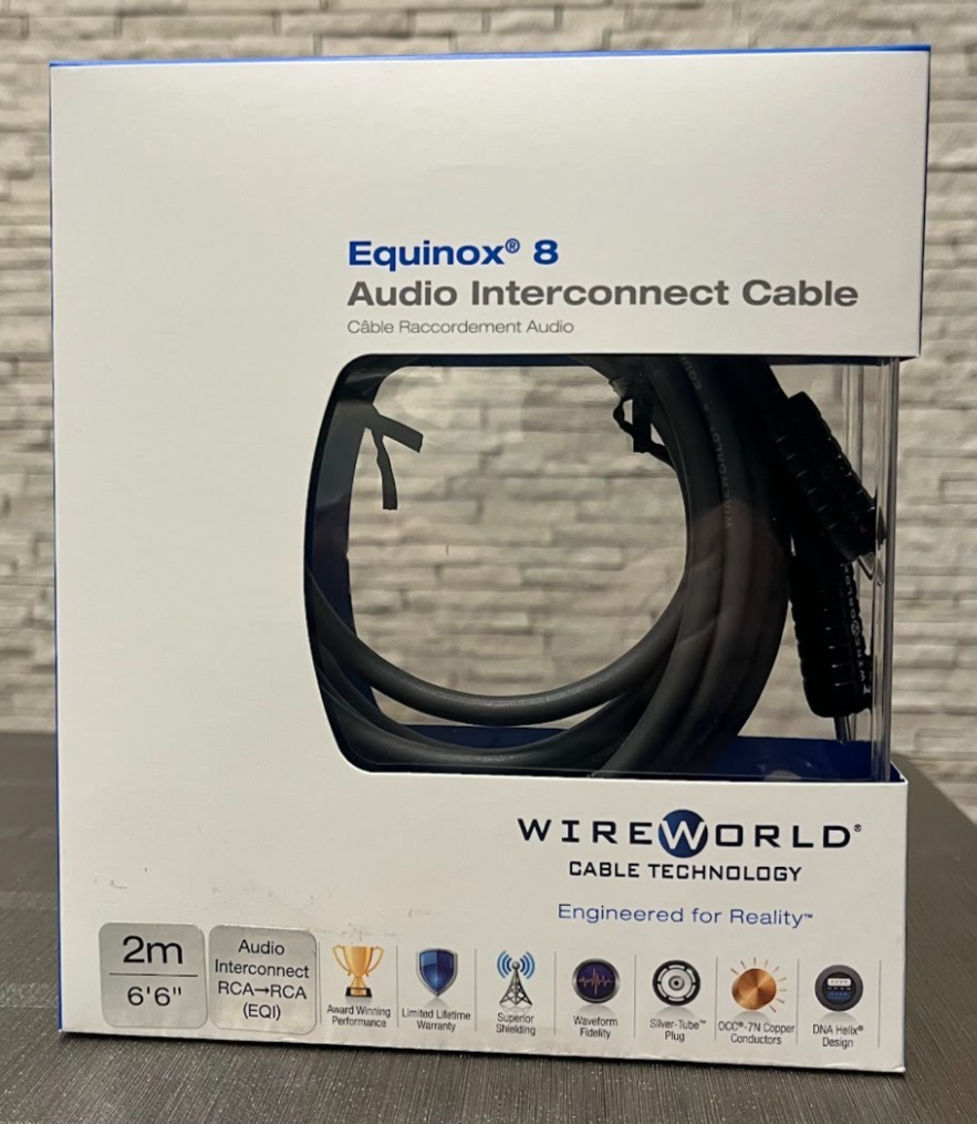 Equinox 8 Audio RCA ORIGINAL gebraucht - RCA Cinchkabe Interconnect 1 Paar 2m High-End ORIGINAL… – Produktansicht 1