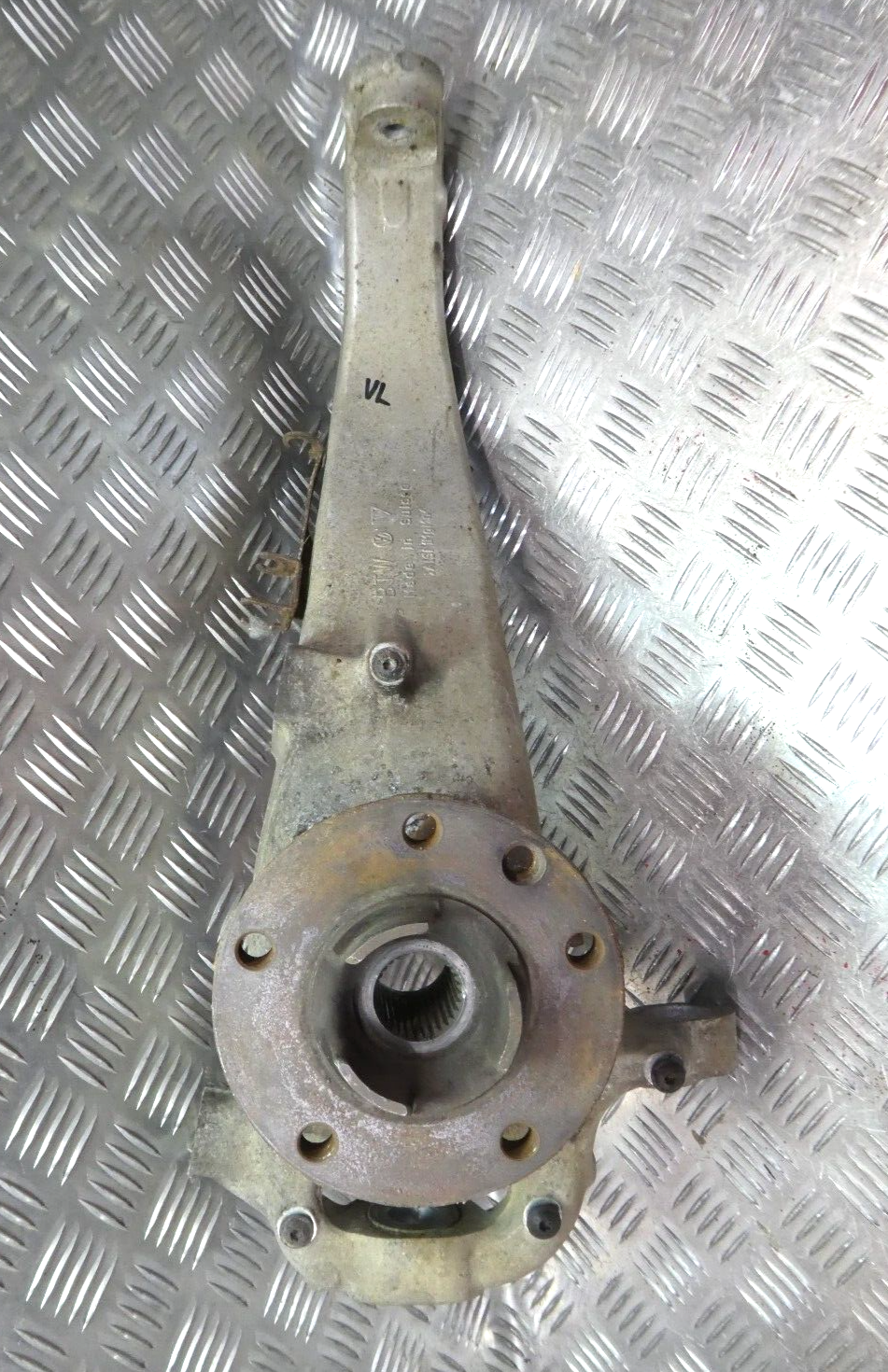 Porsche Cayenne 92A vorne links 7P0407245A ORIGINAL gebraucht - Achsschenkel – Produktansicht 2