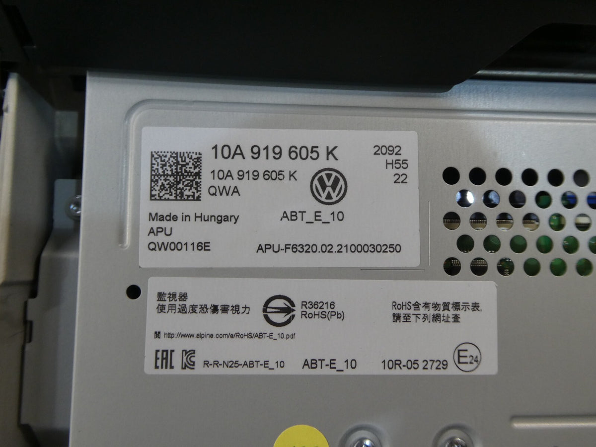 VW ID.3 ID3 Navi Monitor Multimedia Bildschirm Bedieneinheit Bj.2021 ORIGINAL gebraucht - Volkswagen – Produktansicht 11