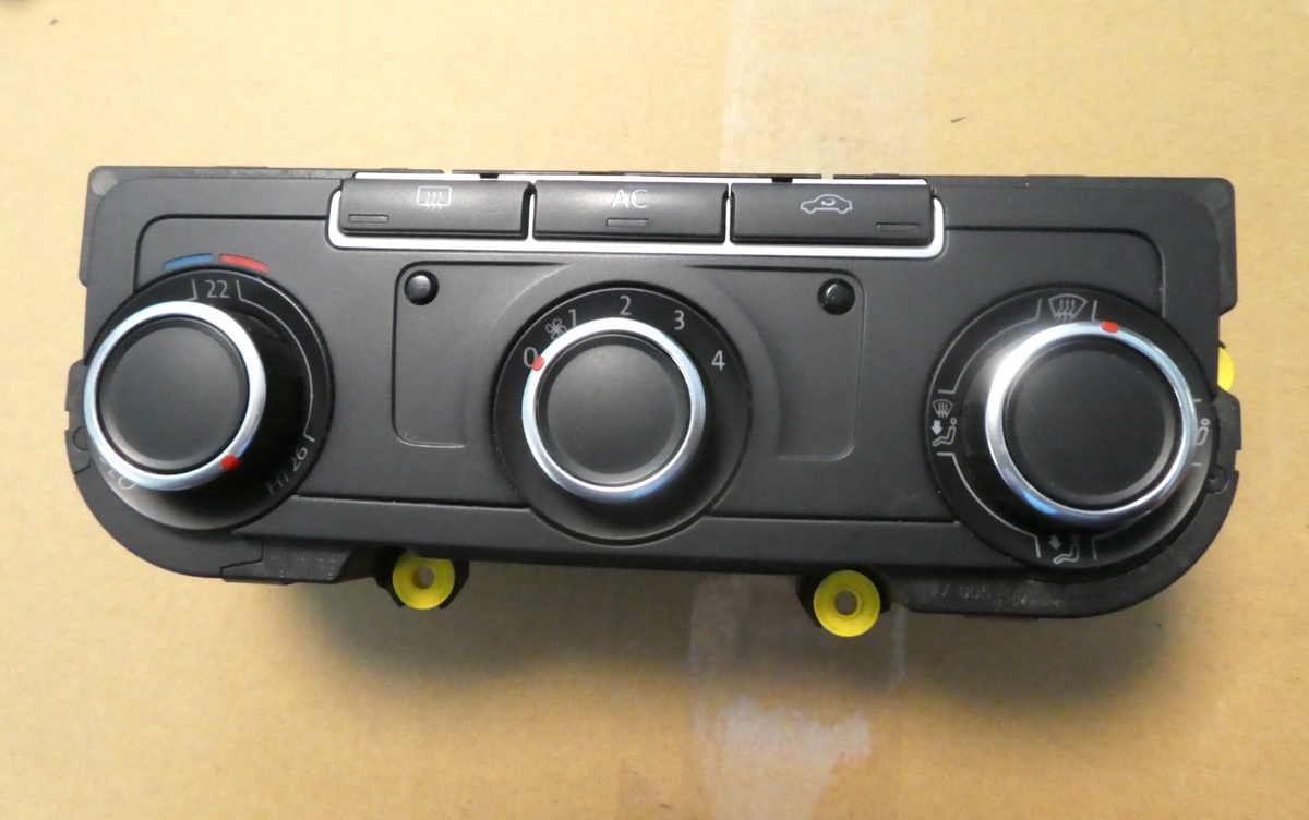 VW T5 Facelift Klimabedienteil Klimasteuerung Heizung 7E5907047T ORIGINAL gebraucht - Transporter – Produktansicht 1