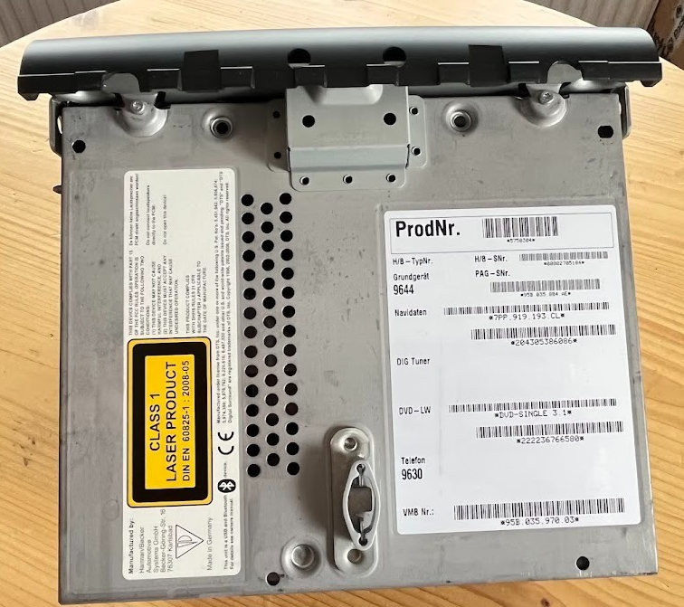 Porsche Macan 95B DVD PCM 3.1 9644 Bordcomputer 95B035884AE EU model ORIGINAL gebraucht - Navigation – Produktansicht 9
