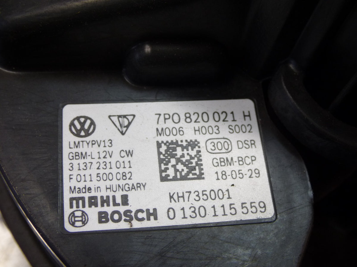 Orig Porsche Cayenne 92A Innenraumgebläse Lüftermotor Blower 7P0820021H ORIGINAL gebraucht - Interior – Produktansicht 4
