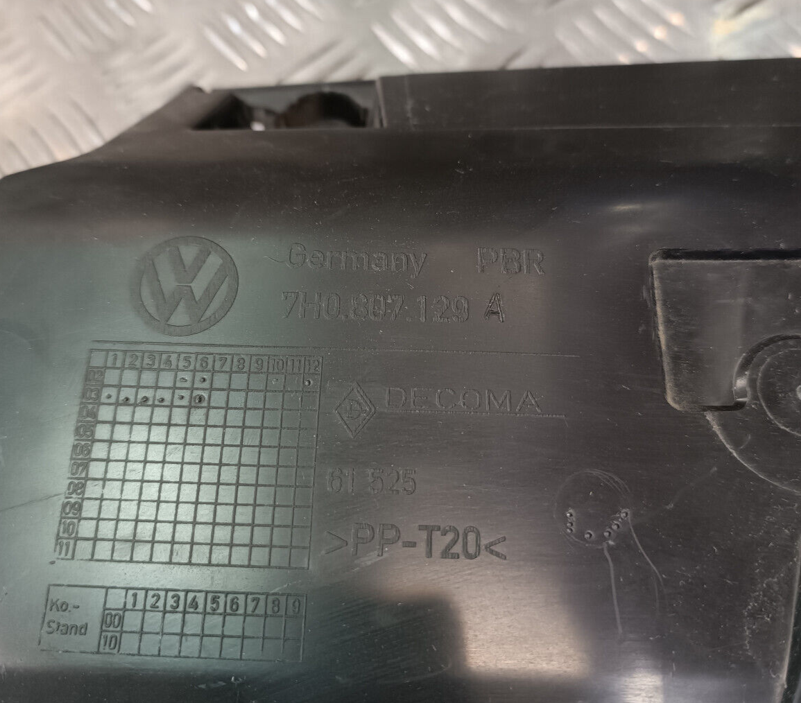 VW T5 1.9 TDI Blende Stoßstangenecke Halter Links 7H0807129A ORIGINAL gebraucht - Transporter – Produktansicht 3