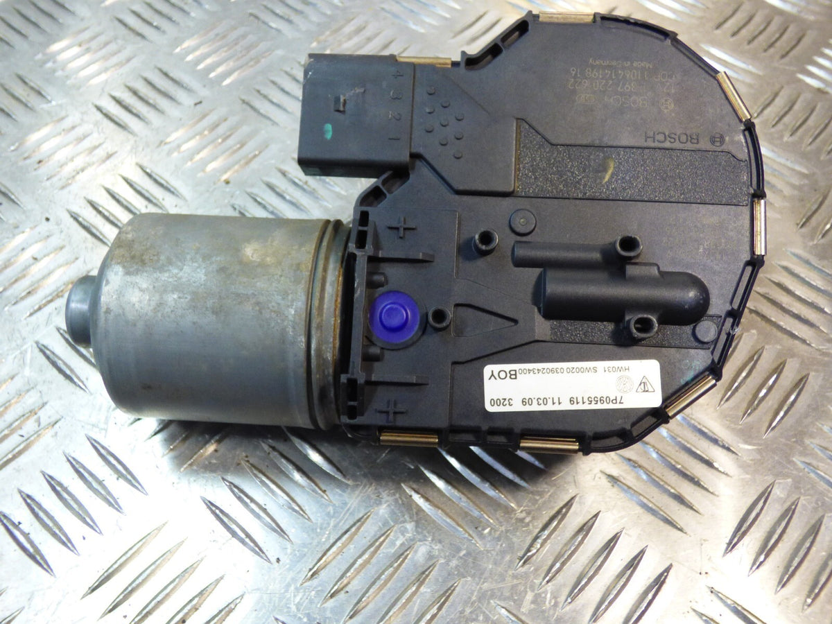 Porsche Cayenne 92A Wischermotor vorne 7P0955119 BOSCH * ORIGINAL gebraucht - 1397220622 – Produktansicht 2