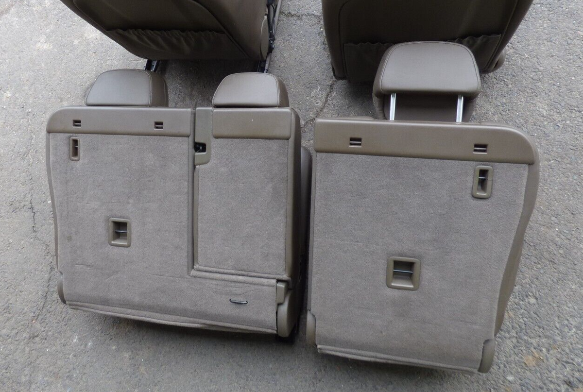 Porsche Cayenne 958 92A Hintere Sitze Ledersitze UMBRA Braun ORIGINAL gebraucht - Sitzbank – Produktansicht 4