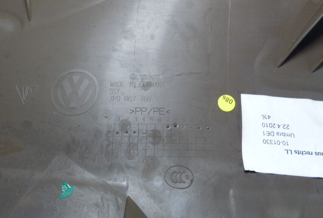 Porsche Cayenne S 92A Radhaus rechts Braun 7P0867766 ORIGINAL gebraucht - Verkleidung – Produktansicht 4