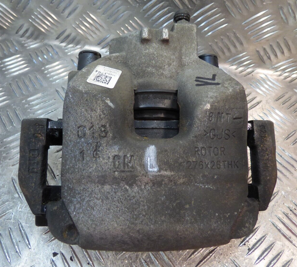 OPEL ASTRA K 1.4 TURBO Vorne Links Bremssattel GM mit Bremsbeläge ORIGINAL gebraucht - 39103794 – Produktansicht 1