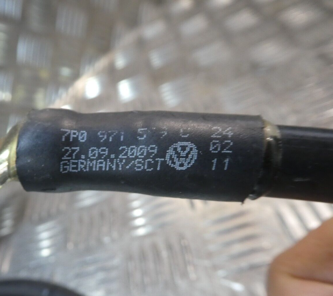Porsche Cayenne 958 92A Batterie Plus-Kabel 7P0971599C ORIGINAL gebraucht - Leitungssatz – Produktansicht 3