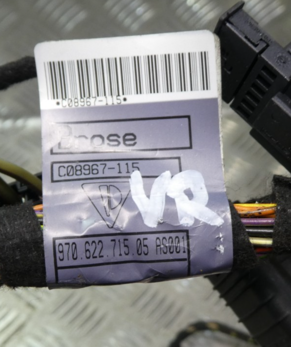 Porsche Panamera 970 2014 Vorne rechts Tür Kabelbaum Leitungssatz ORIGINAL gebraucht - 97062271505 – Produktansicht 2
