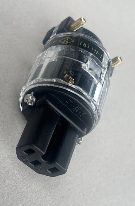 FI-11-N1 (R) Kaltgerätestecker Kaltgerätebuchse IEC C14 ORIGINAL gebraucht - FURUTECH – Produktansicht 7
