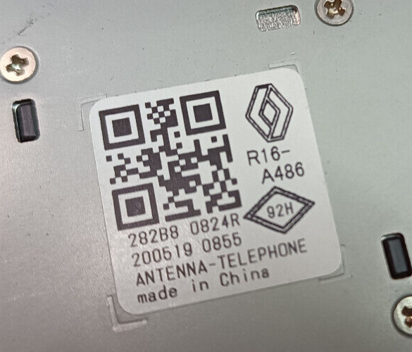 Renault Zoe 2022 Telephone 282B80824R 282B8 0824R ORIGINAL gebraucht - Antennen – Produktansicht 3