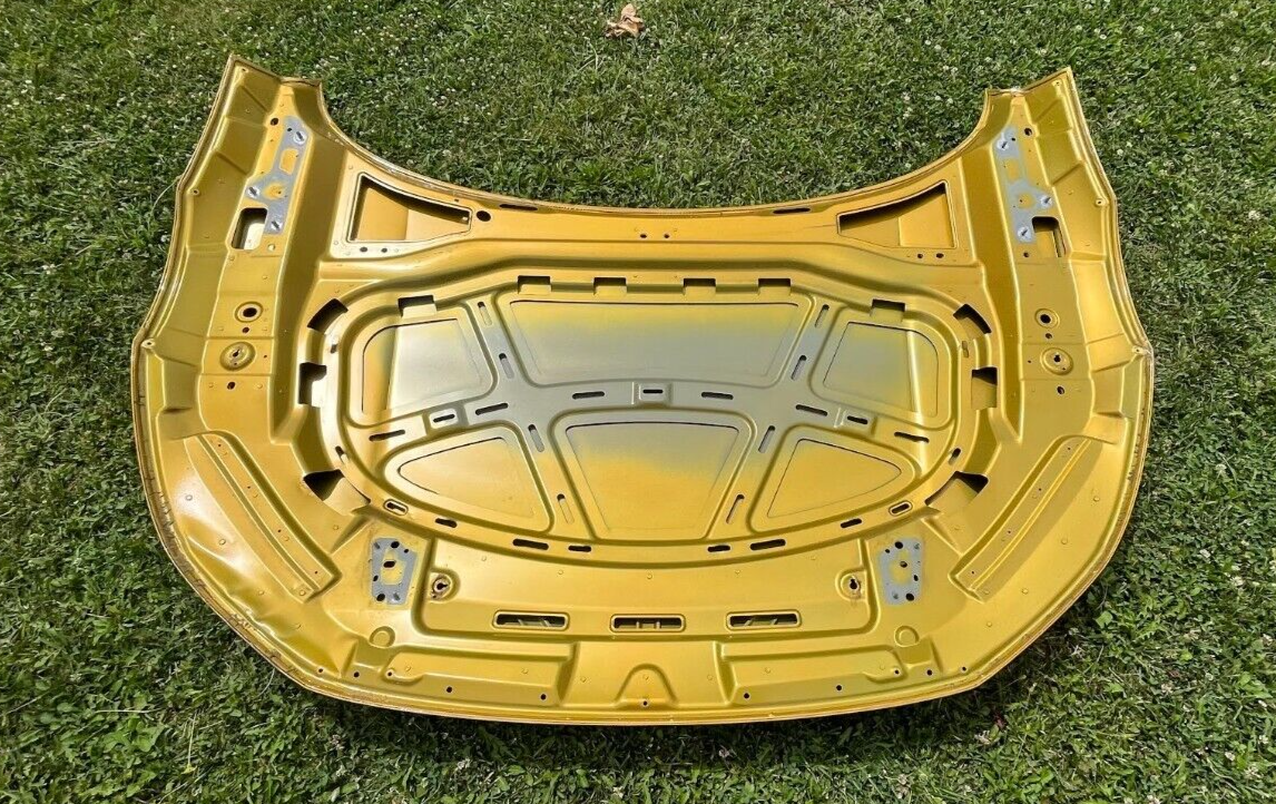 VW Arteon Bj. ab 2017- Frontklappe verbessert Kurkumagelb ORIGINAL gebraucht - Motorhaube – Produktansicht 7