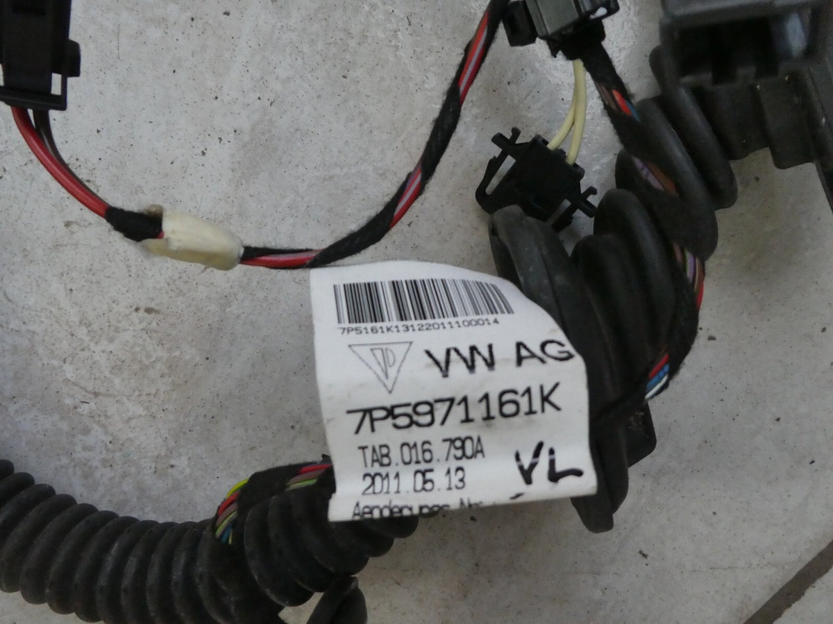 Porsche Cayenne II 92A 4.8 Türkabelbaum Tür Vorne Links 7P5971161K ORIGINAL gebraucht - Leitungssatz – Produktansicht 2