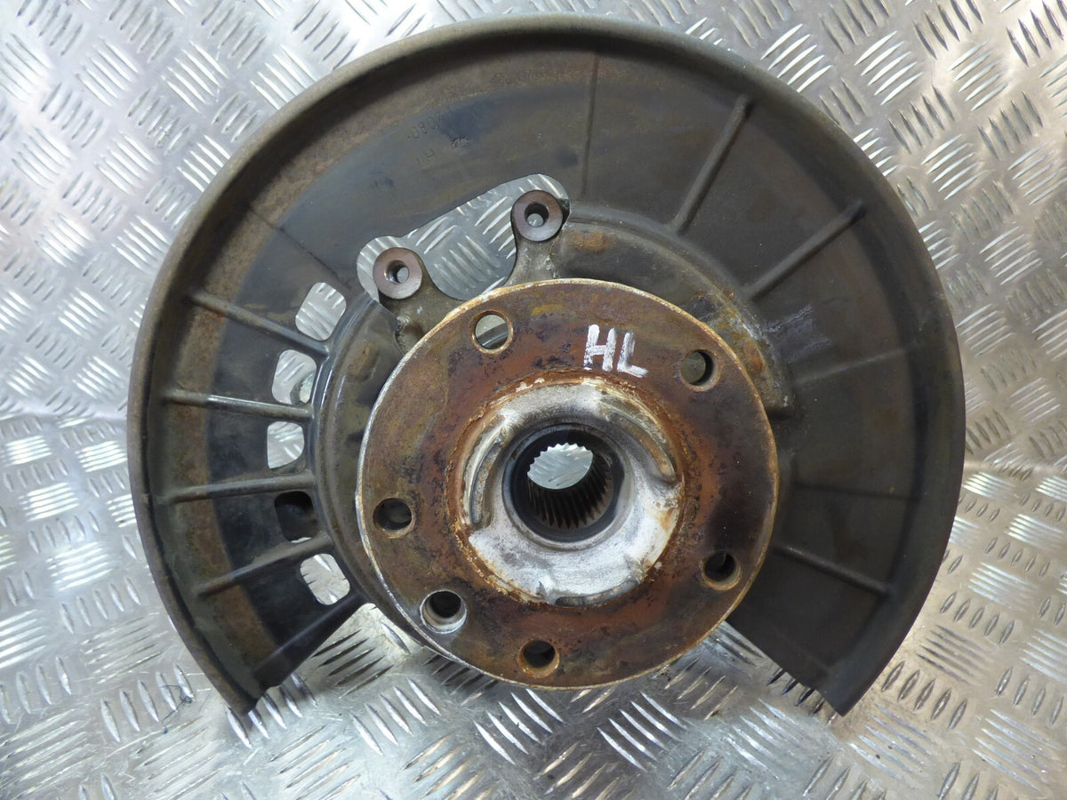 Porsche Cayenne II 92A hinten links 7P0609403D 7P0505435A ORIGINAL gebraucht - Achsschenkel – Produktansicht 1