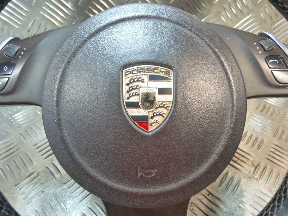 Porsche Cayenne 92A Lenkrad mit SRS 6H6 7P5880201A 6H6 ORIGINAL gebraucht - 7PP419091AE – Produktansicht 6